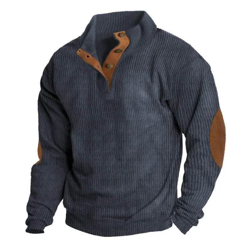 Men's Casual Stand Collar Sweater - European Size - ZA-Zola