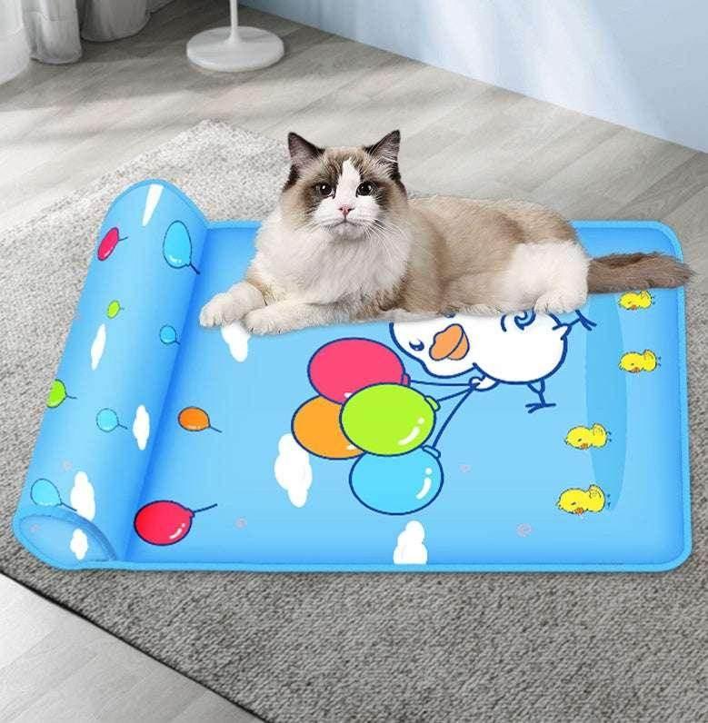 Cooling Dog Mat with Pillow – Washable & Comfy - ZA-Zola