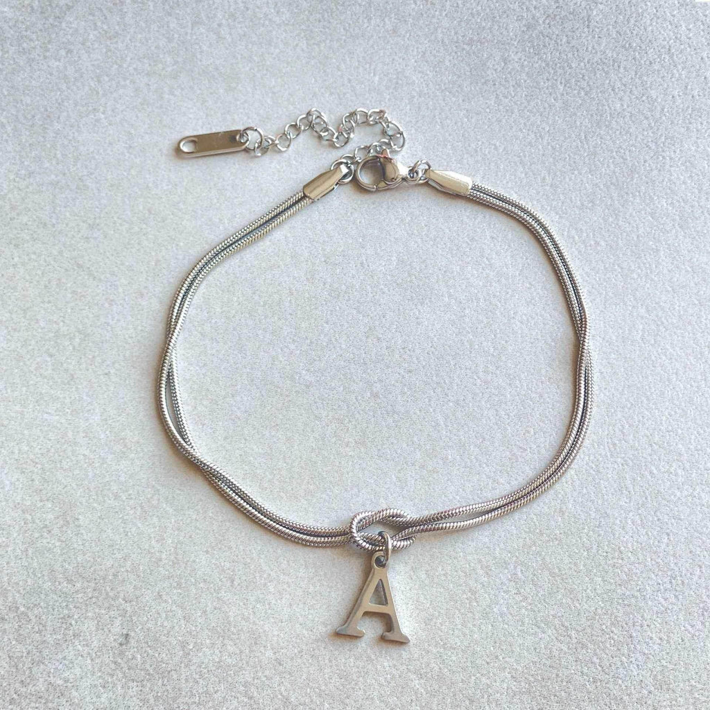 A-Z Love Knot Bracelets | Personalized Jewelry Gift - ZA-Zola