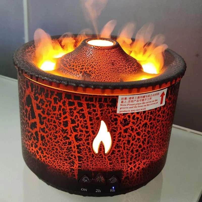 Volcano Aromatherapy Humidifier & Flame Effect Diffuser - ZA-Zola