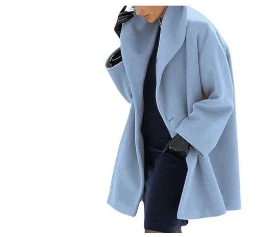 Women Woolen Sweater Coat Casual Autumn Winter - ZA-Zola