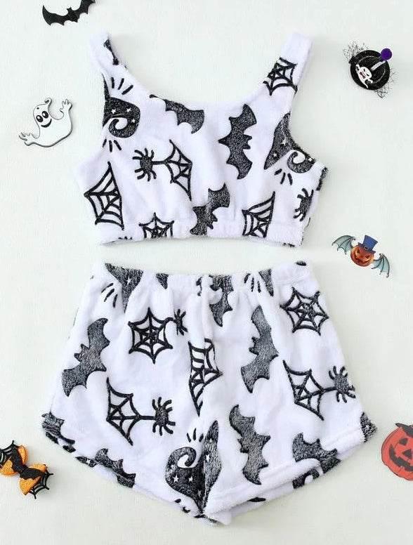 Halloween Luminous Pajamas | ZA-Zola Flannel Set - ZA-Zola