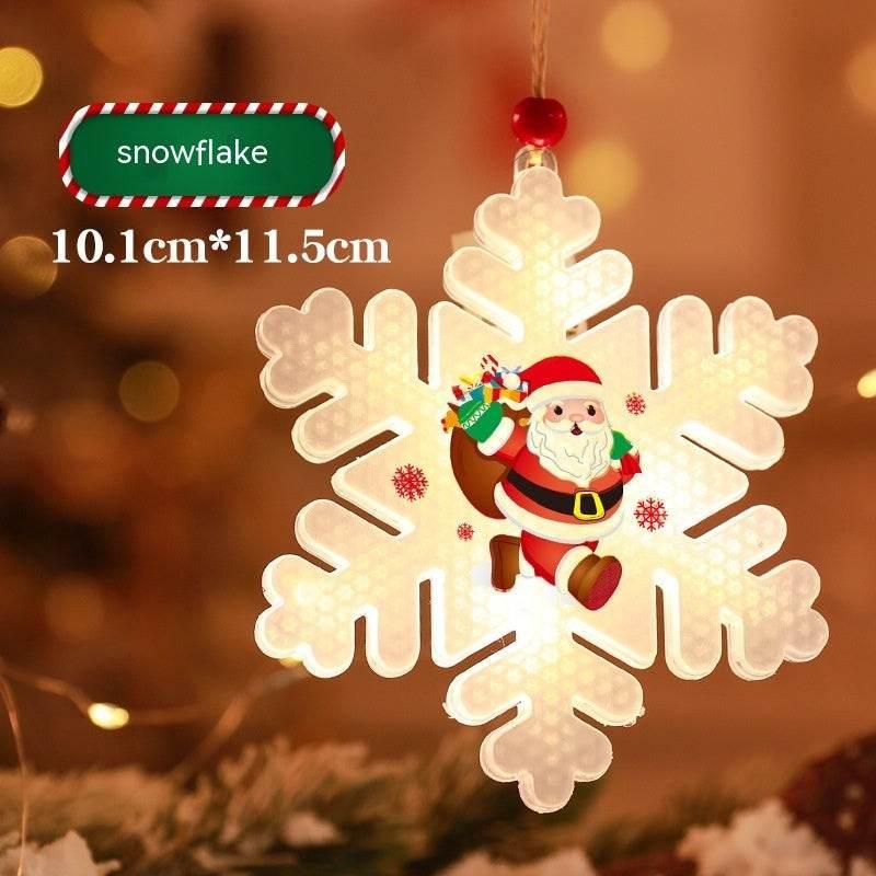 Bar Atmosphere Christmas Interior Decorations Colored Lights - ZA-Zola