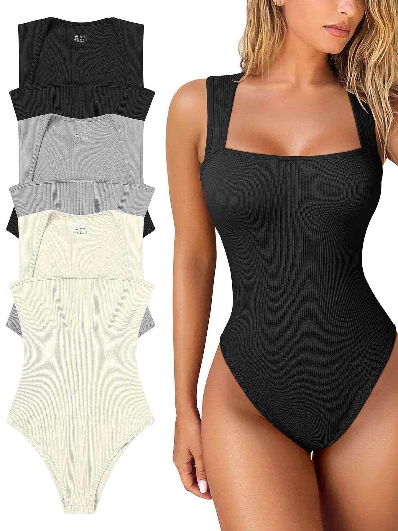 Sleeveless Thread Square Neck Jumpsuit - ZA-Zola