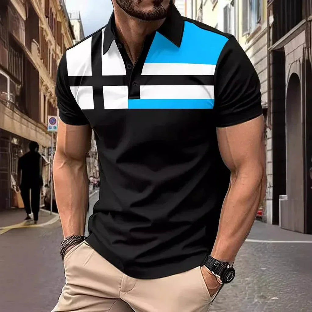Men’s Striped Casual Top – Stylish & Trendy, Shop Now! - ZA-Zola