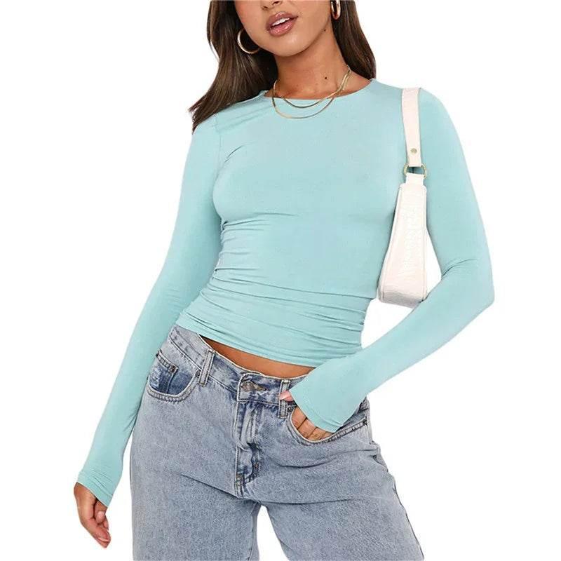 Slim Long Sleeve Pullover – S–L | ZA-Zola - ZA-Zola