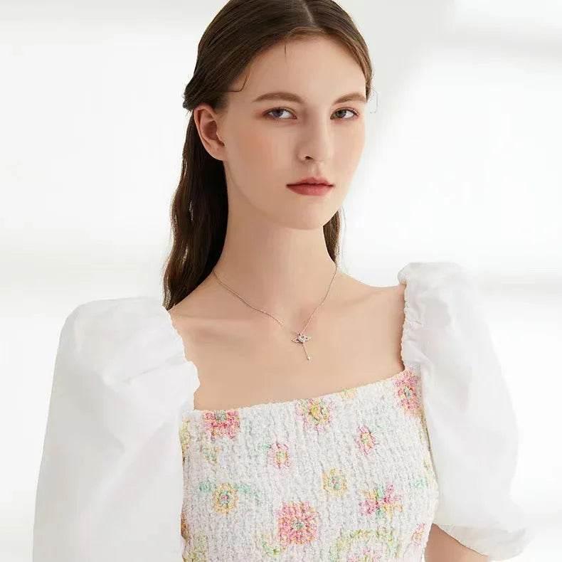 Cupid Heart Angel Wings Necklace – Love Jewelry Gift | ZA-Zola UK - ZA-Zola