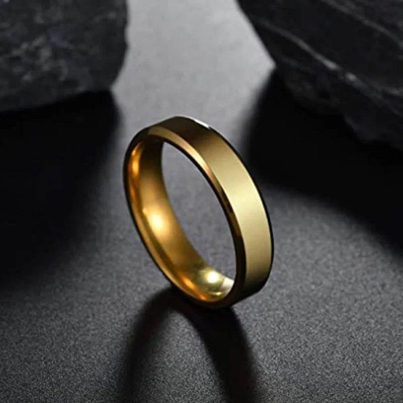 Stylish Stainless Steel Ring - Gold, Silver, Black - Buy Now! - ZA-Zola