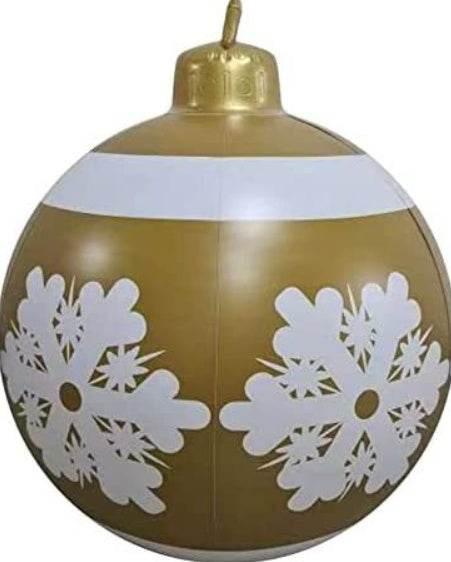 Inflatable Christmas Ornament Ball 60CM Outdoor PVC - ZA-Zola