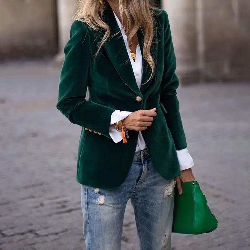 Women's Jacket | Women's Clothing Business Casual Fashion - ZA-Zola