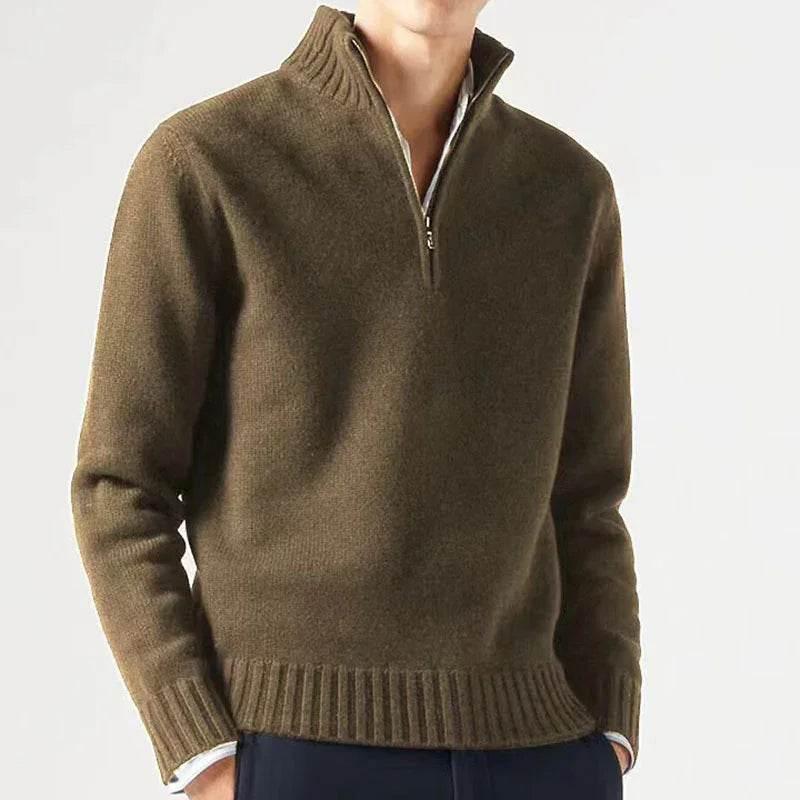 Men's Thickened Thermal Sweater - Slim Fit Style - ZA-Zola