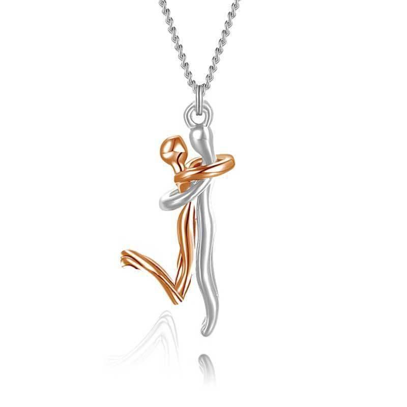 18K Love Hug Necklace – Perfect Couple's Gift - ZA-Zola
