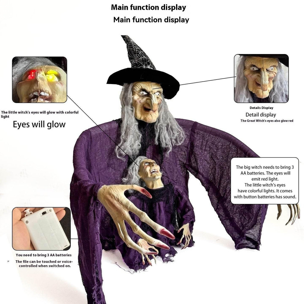 ZA-Zola Halloween Parent-Child Witch Décor - ZA-Zola