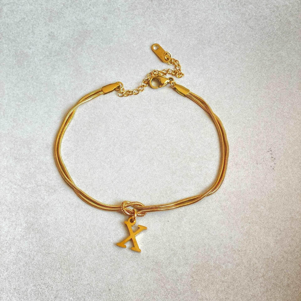 A-Z Love Knot Bracelets | Personalized Jewelry Gift - ZA-Zola