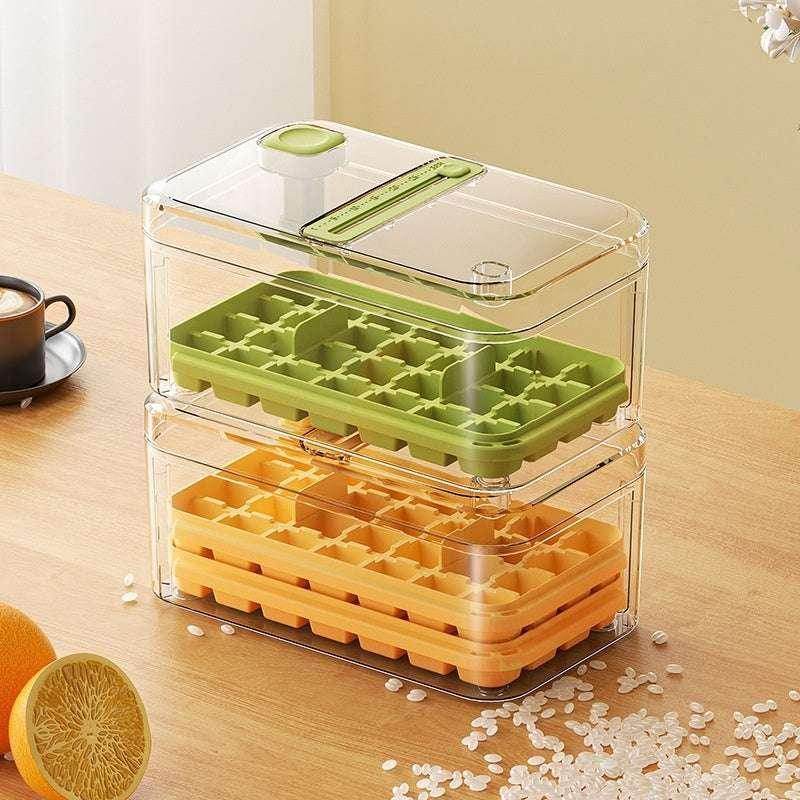Quick-Frozen Ice Cube Mold - 28/56 Grid, Multi-Color - ZA-Zola