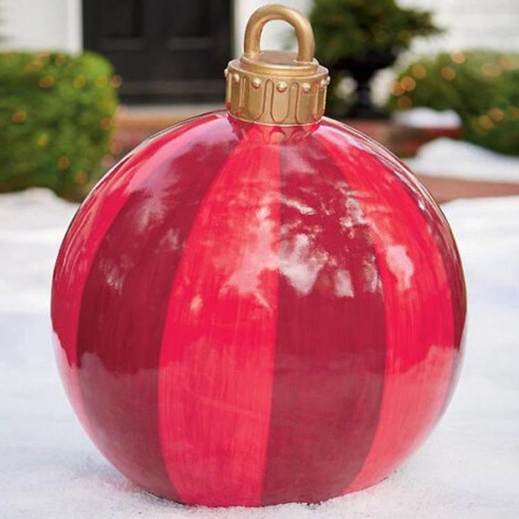 Inflatable Christmas Ornament Ball 60CM Outdoor PVC - ZA-Zola