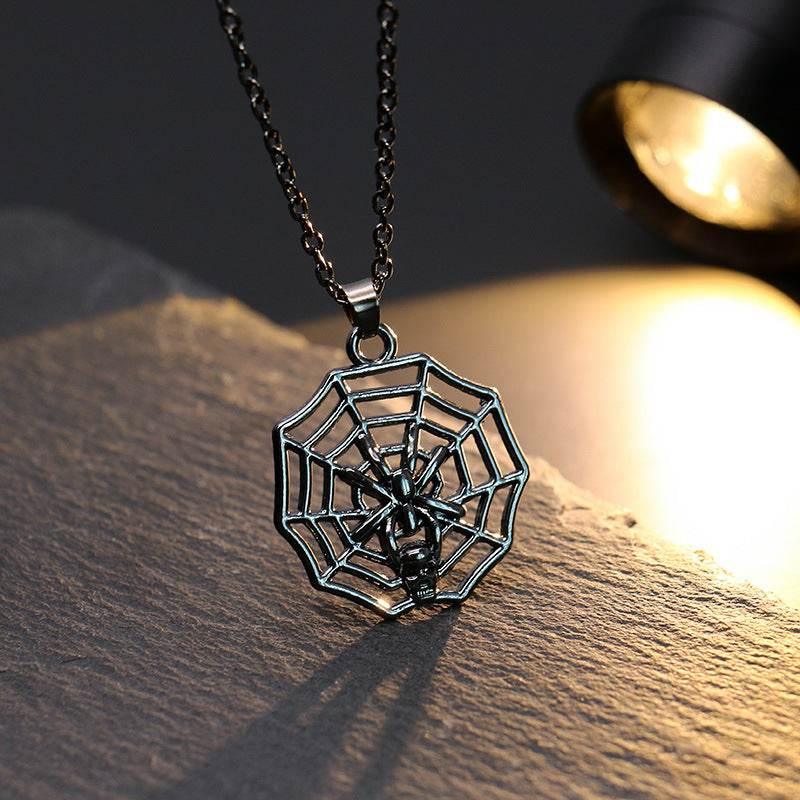 ZA-Zola Ghost Skull Bat Pendant Necklace - ZA-Zola