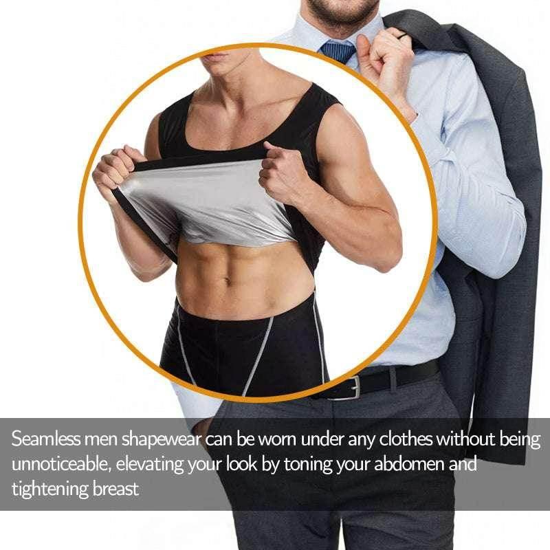 Men’s Sweat Vest Shapewear – Heat Trapping Body Shaper - ZA-Zola