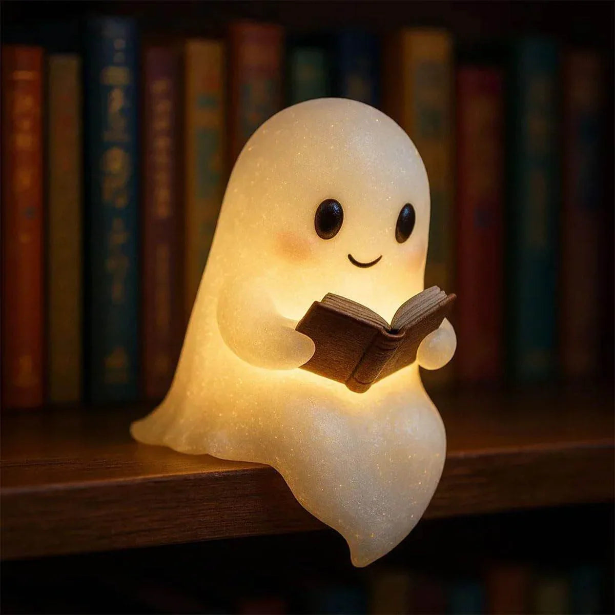 Cute LED Ghost Night Light – Halloween Bedside Sleep Lamp - ZA-Zola