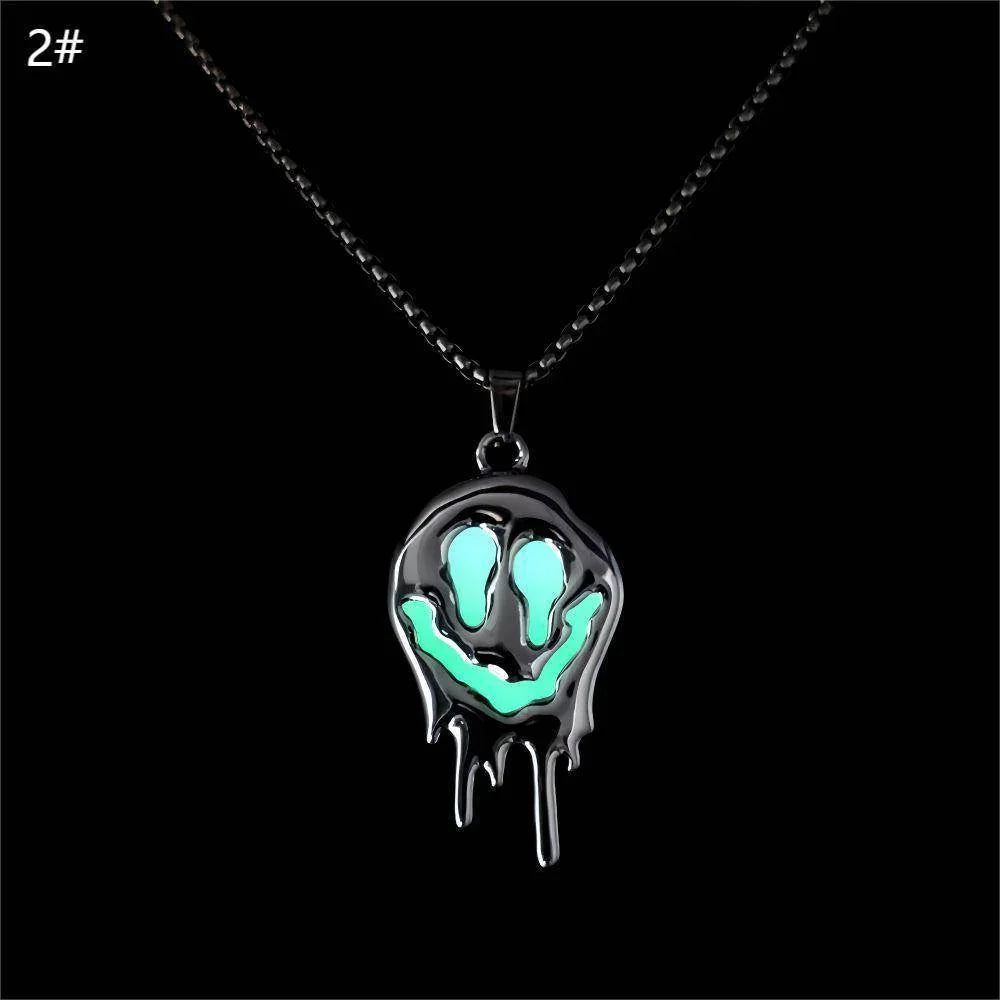 ZA-Zola Ghost Grimace Glowing Halloween Necklace - ZA-Zola