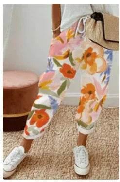 Cotton Linen Casual Pants for Women - ZA-Zola