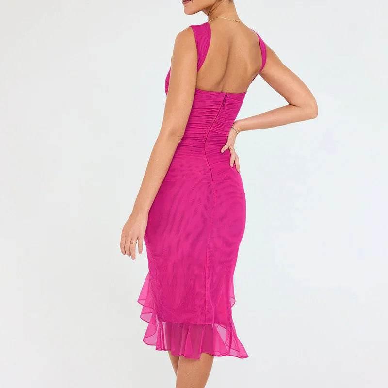 Summer Slim Skinny Sleeveless Dress – Chic Party Style - ZA-Zola