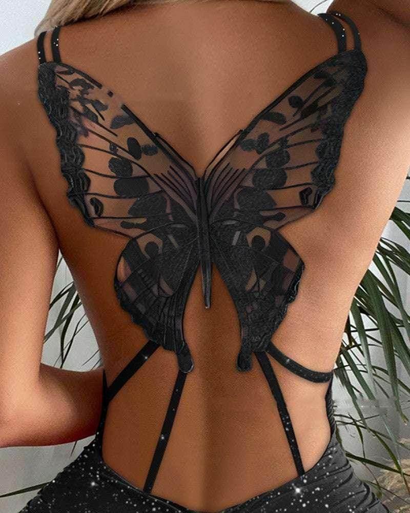 Hollow Out Butterfly Dress | Unique Fashion Statement - ZA-Zola