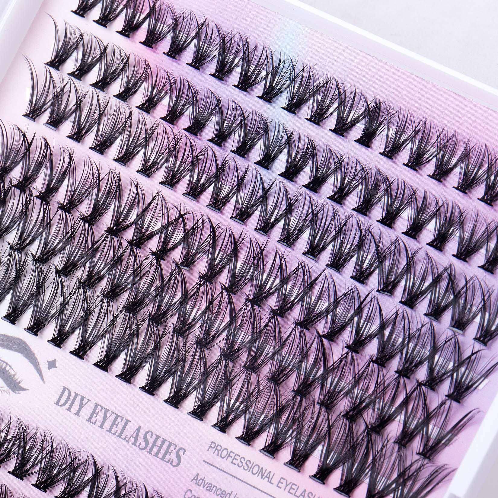 30D & 40D Cluster Lashes – 12 Rows, 240 Segmented Lashes - ZA-Zola