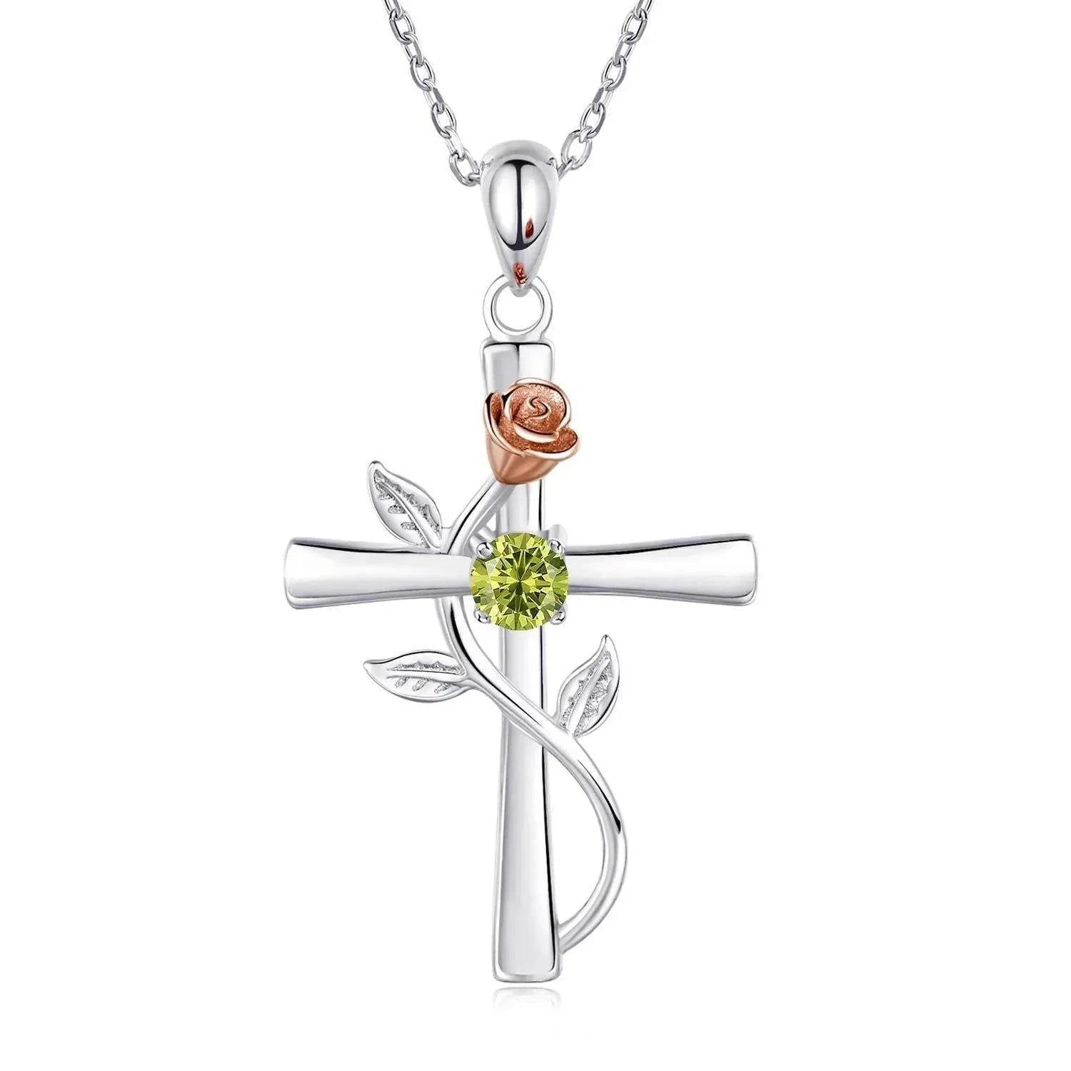 Shop Rose Cross Necklace – Perfect Gift Today! - ZA-Zola