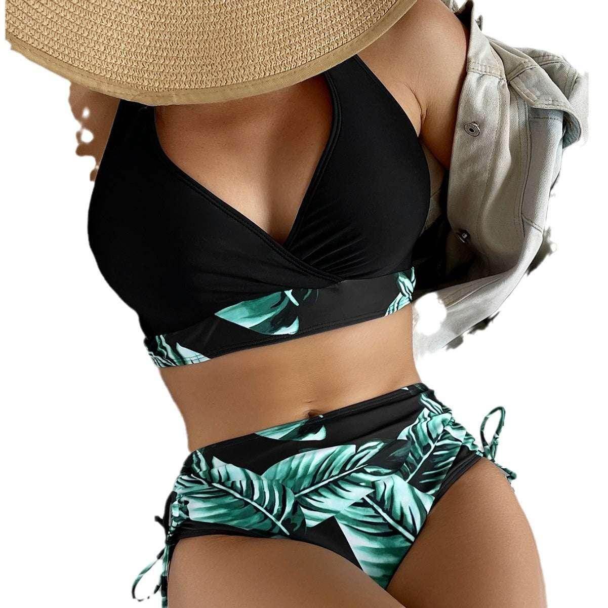 High Waist Halter Bikini – Stylish & Sexy Swimwear - ZA-Zola