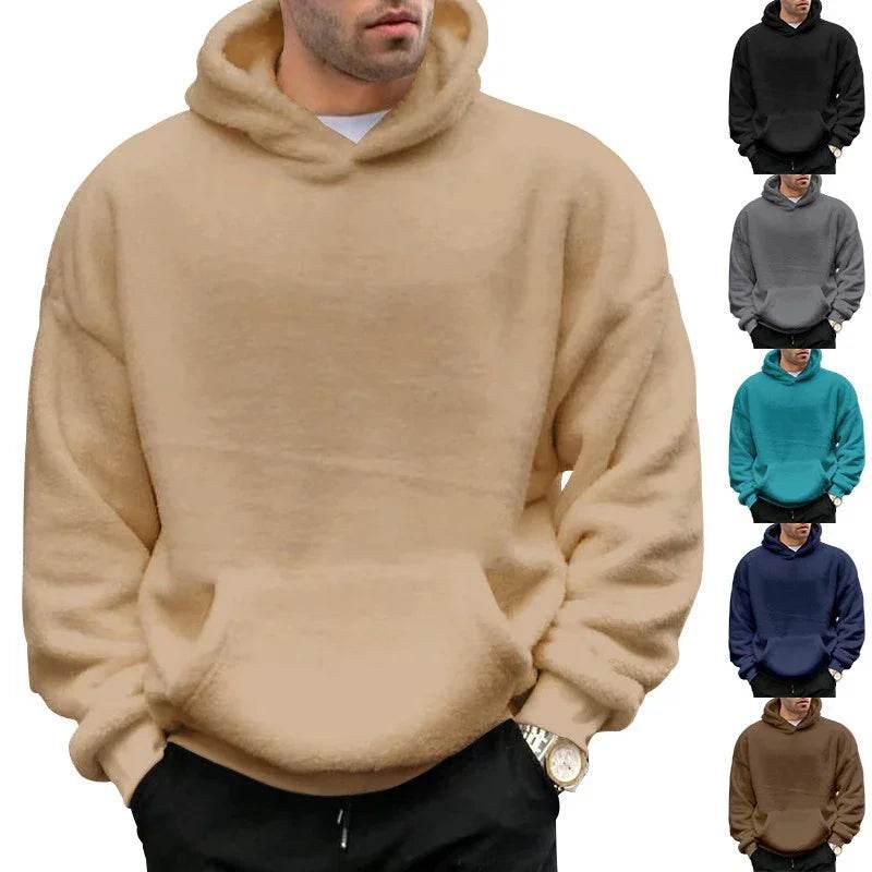 Men’s Velvet Hooded Winter Sweater – Shop Now - ZA-Zola