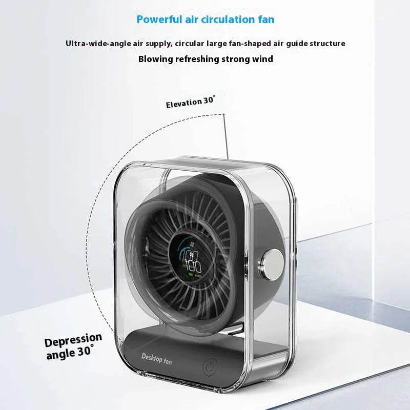 5000mAh Portable Cooling Desktop Fan – USB Power - ZA-Zola