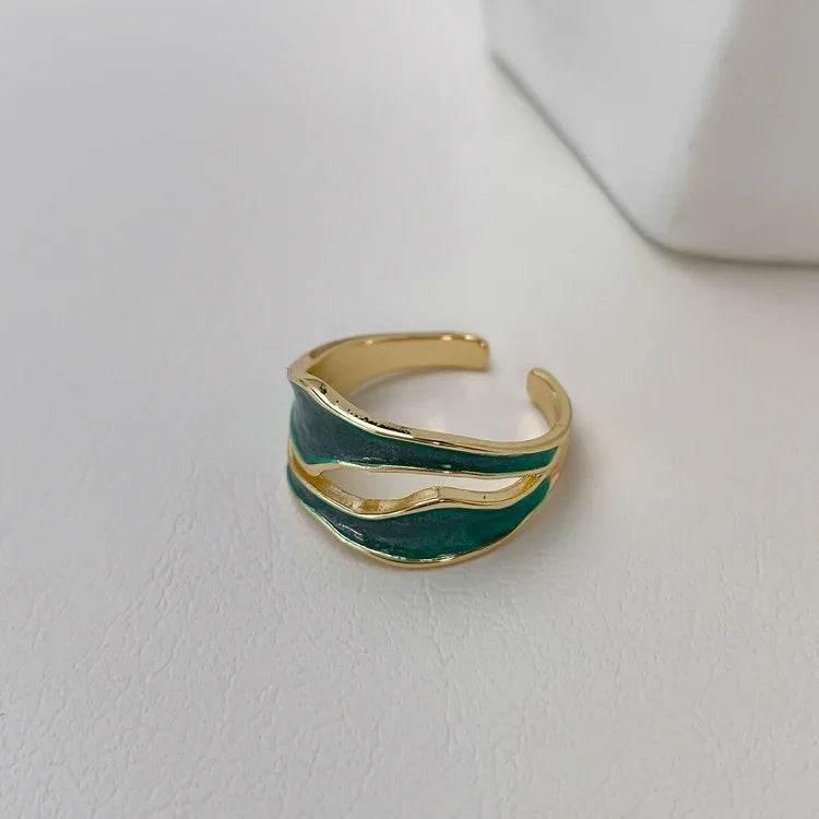 Simple Titanium Steel Ring – Adjustable Style - ZA-Zola