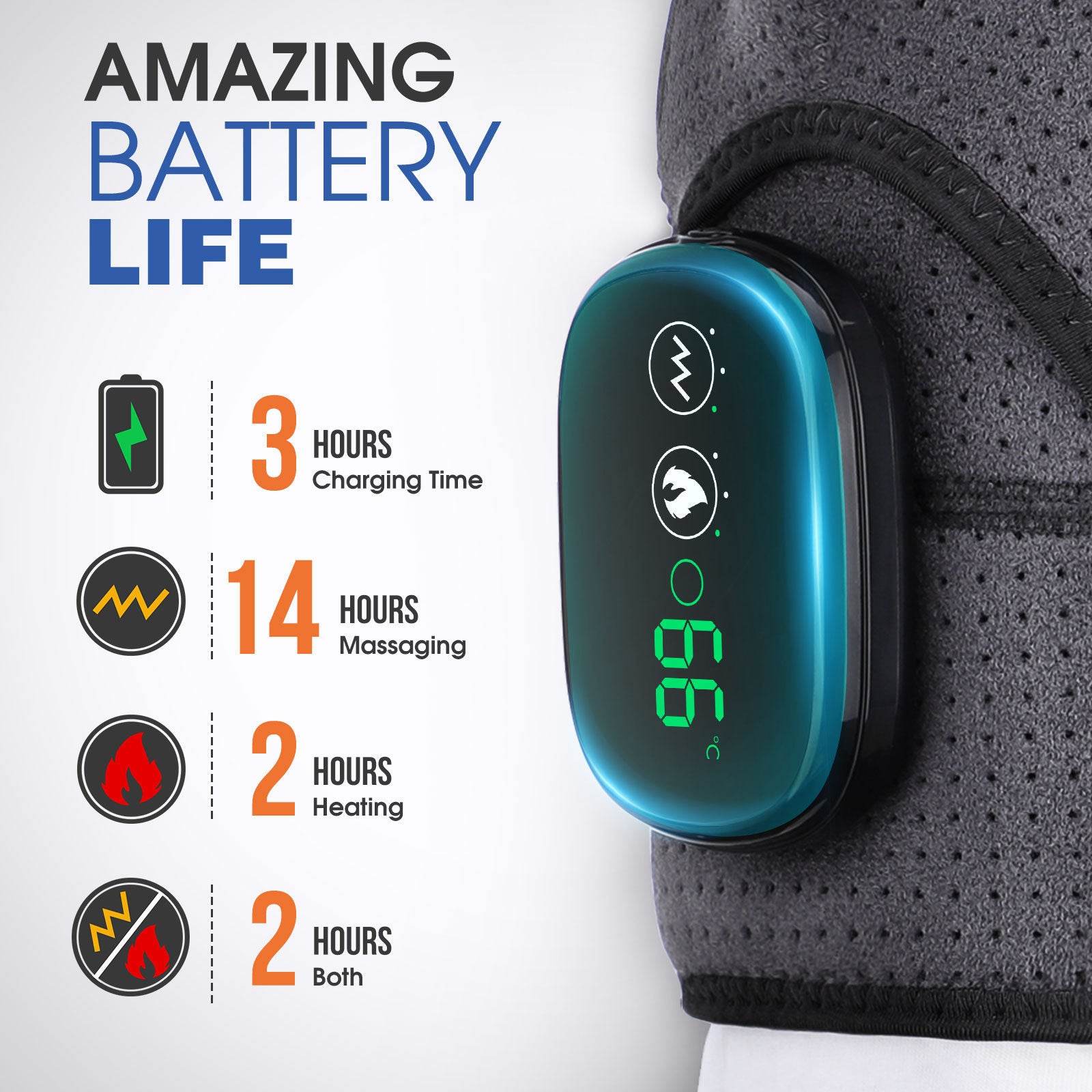 Electric Heating Shoulder Massage Belt | USB Rechargeable - ZA-Zola