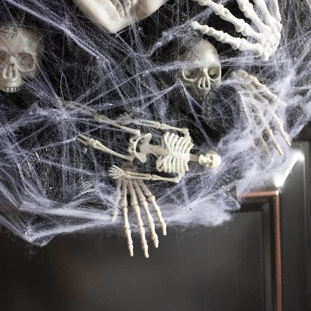 ZA-Zola Black Skull Mesh Garland Halloween Decor - ZA-Zola