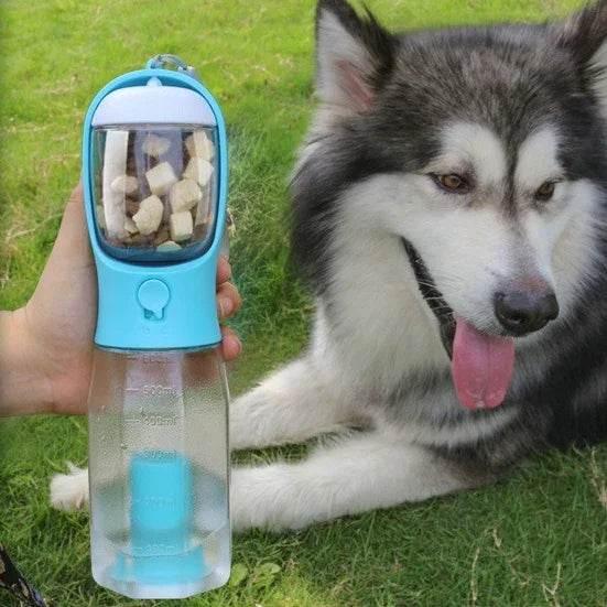 3-in-1 Dog Water Bottle with Feeder & Waste Bag - ZA-Zola