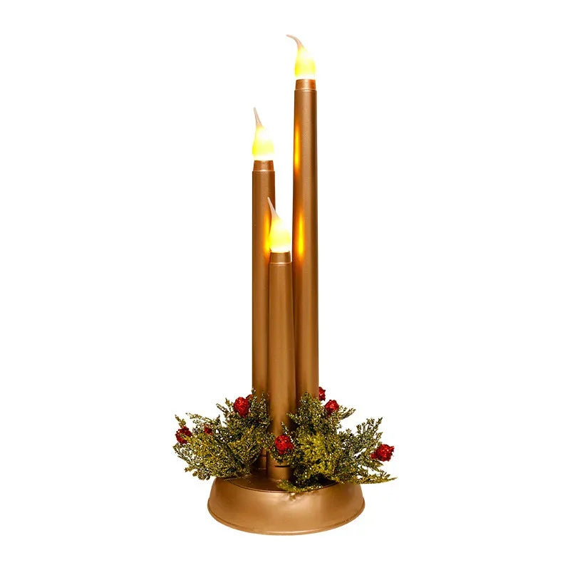 LED Electronic Candle Christmas Decoration | Holiday Flameless Light - ZA-Zola