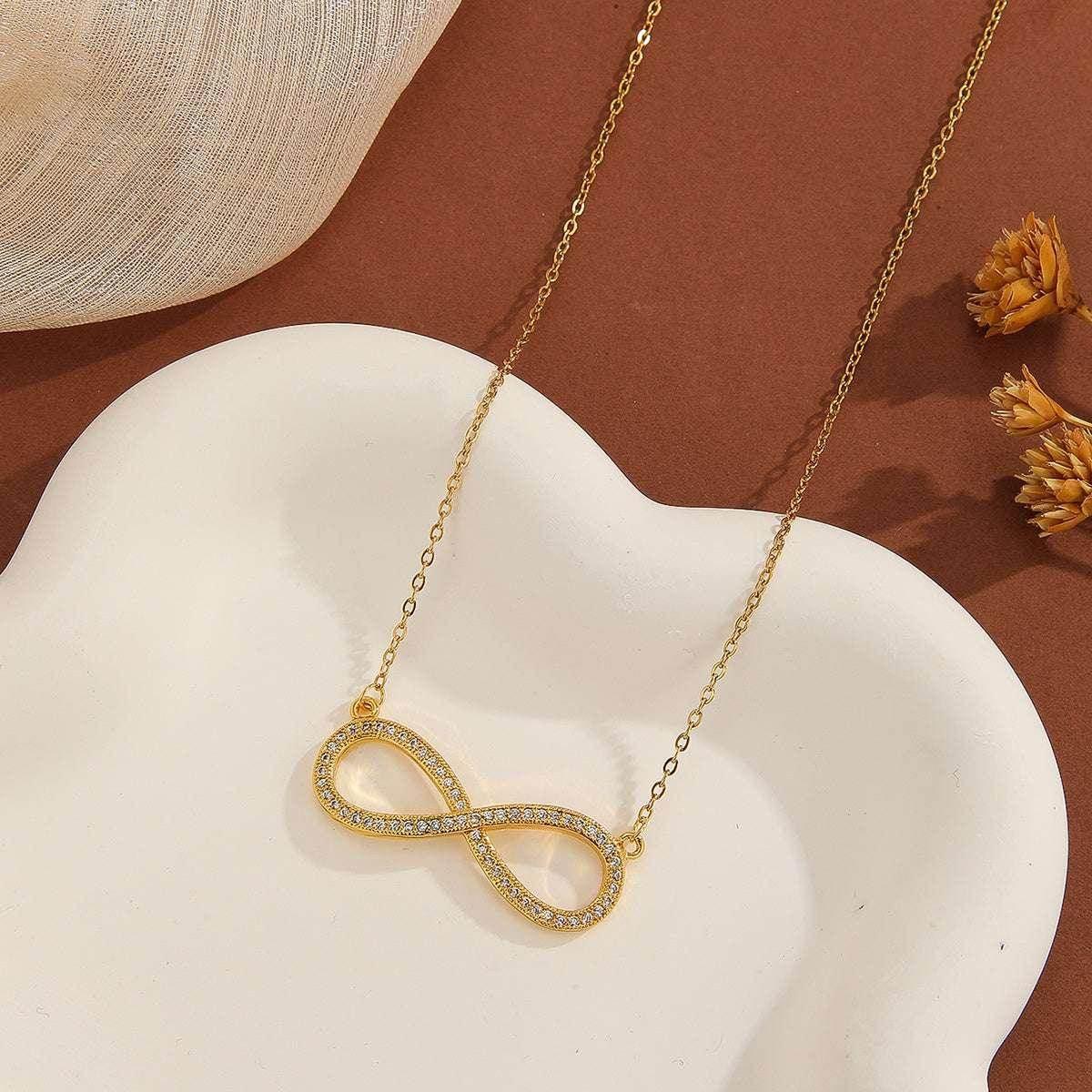 Infinity Love Pendant Necklace for Women - ZA-Zola