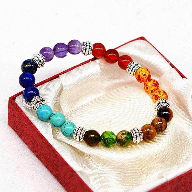 Chakra Energy Yoga Bracelet with Natural Stones - ZA-Zola