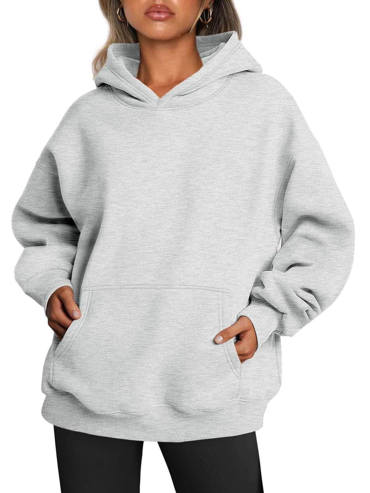 Women's Oversized Fleece Hoodie – Stay Cozy! - ZA-Zola