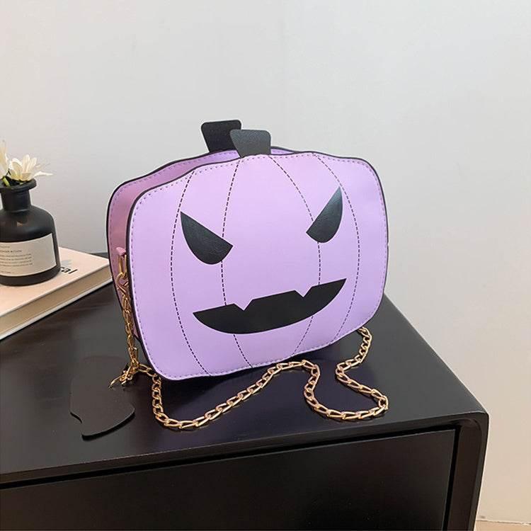 ZA-Zola Halloween Cartoon Pumpkin Shoulder Bag - ZA-Zola