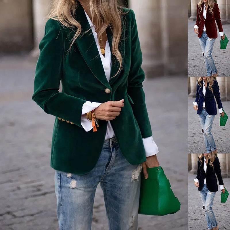 Women's Jacket | Women's Clothing Business Casual Fashion - ZA-Zola