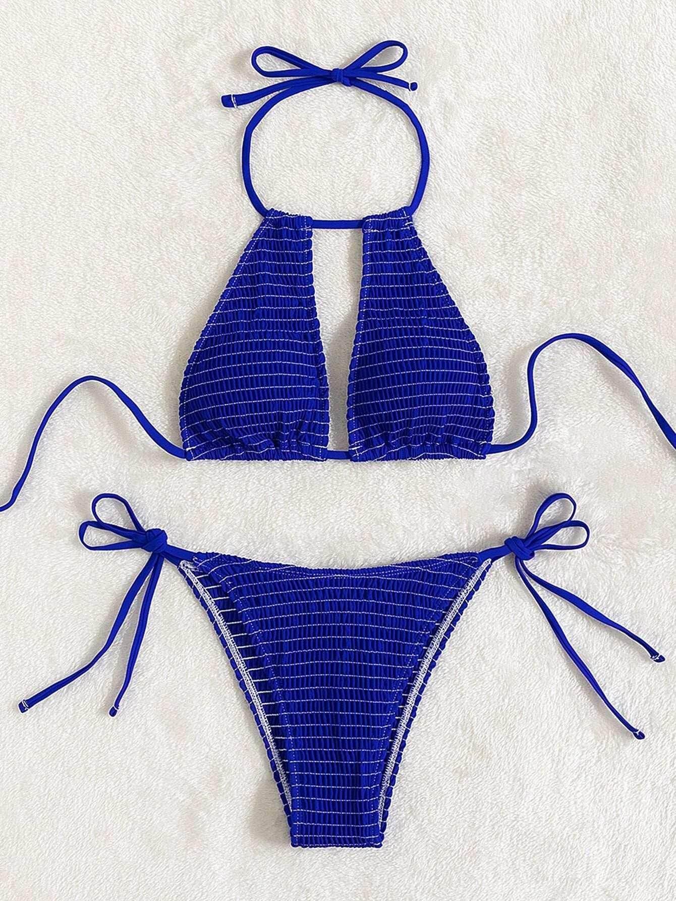 Women’s Two-Piece Split Bikini Set - ZA-Zola