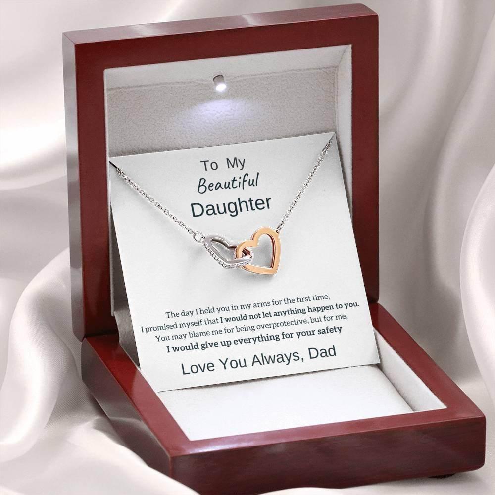 Shop Double Heart Necklace – Elegant Personalized Gift - ZA-Zola