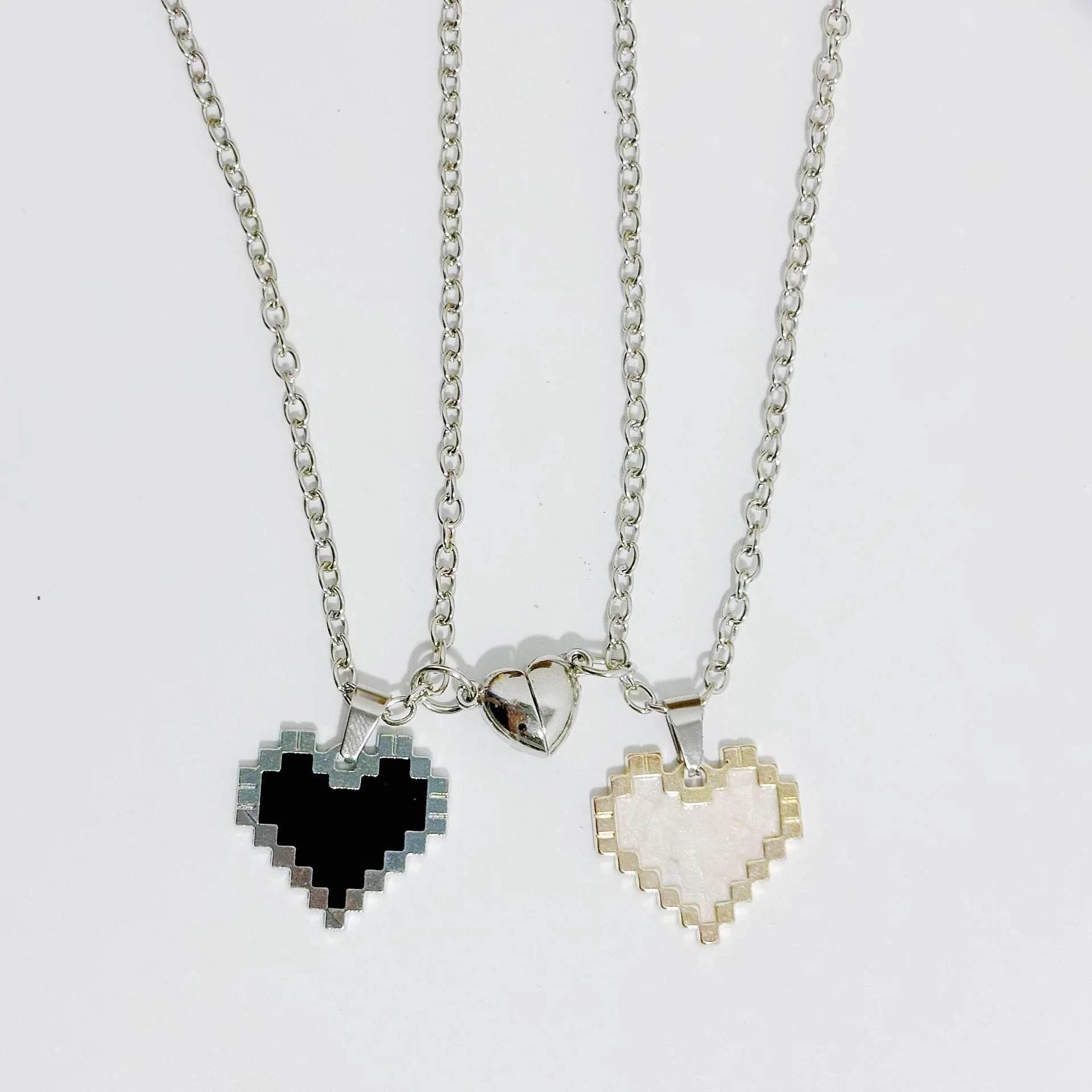 Buy Magnetic Heart Couple Necklace – Perfect Gift Now! - ZA-Zola