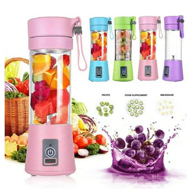Portable USB Rechargeable Blender – 6 Blade Power - ZA-Zola