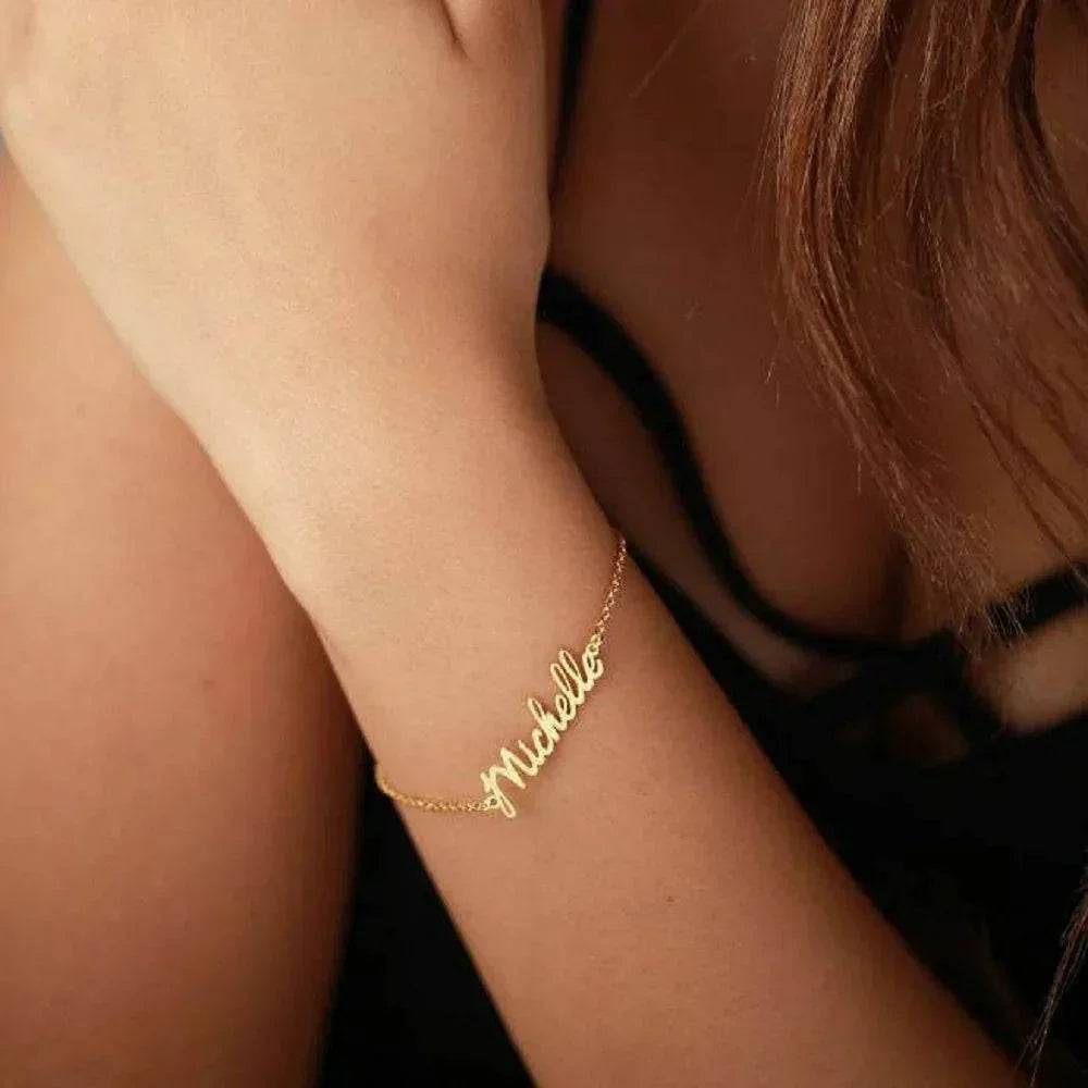 Personalized Custom Name Bracelet - Shop Now! - ZA-Zola