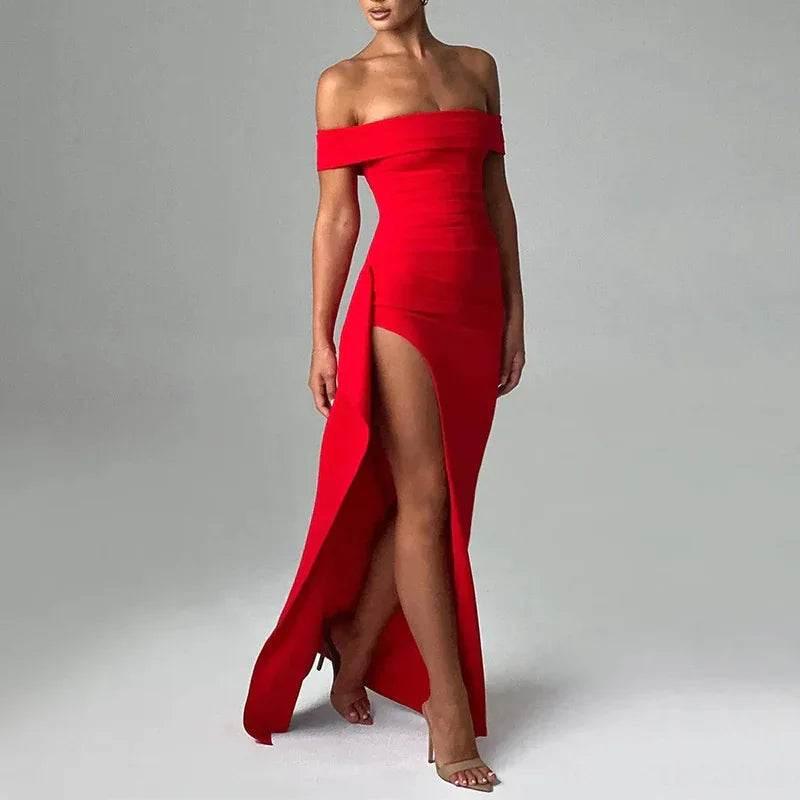 Slim Split Sleeveless Dress – Minimal Chic Look - ZA-Zola