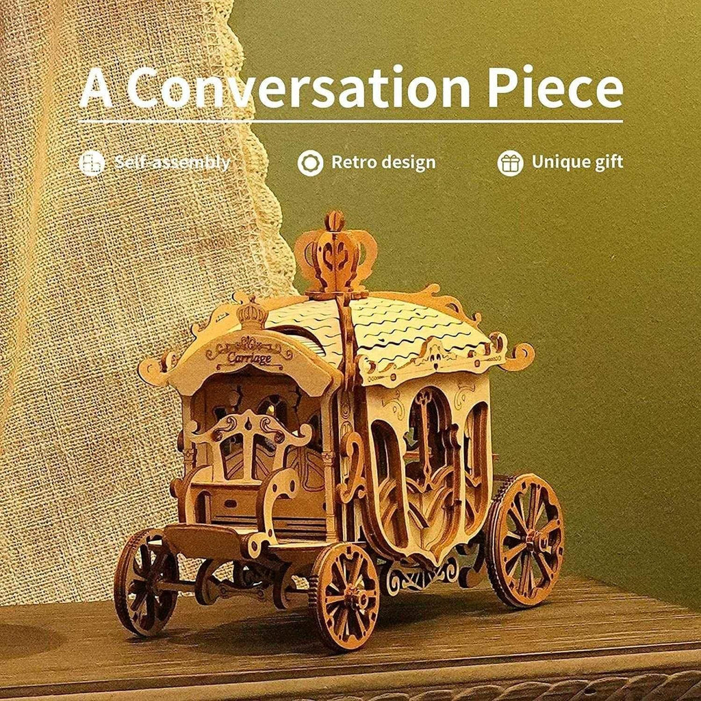 Robotime Rolife 3D Vintage Car Wooden Puzzle DIY Toy - ZA-Zola