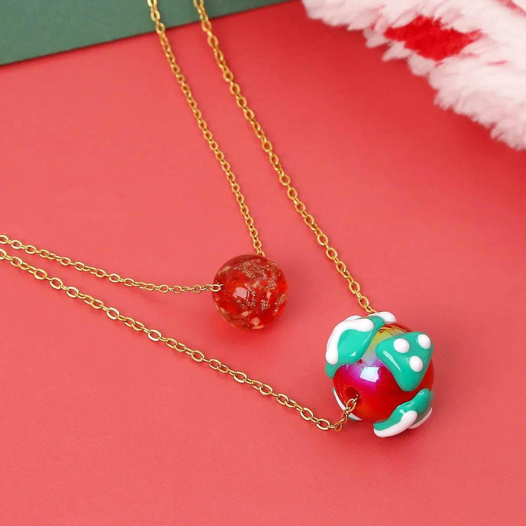 Shop Christmas Luminous Necklace – Festive Santa Charm - ZA-Zola
